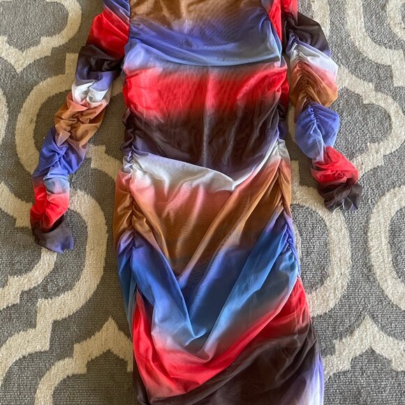 Munthe ombre striped "Madagascar" midi dress - Picture 3 of 6